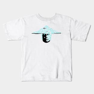 Raiden text portrait Kids T-Shirt